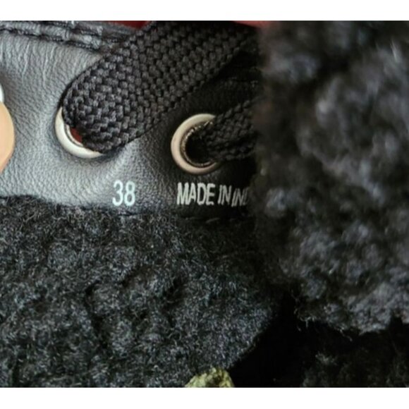 rag & bone Shearling High-Top Sneakers Size EU 38/US 7.5 - Picture 9 of 15